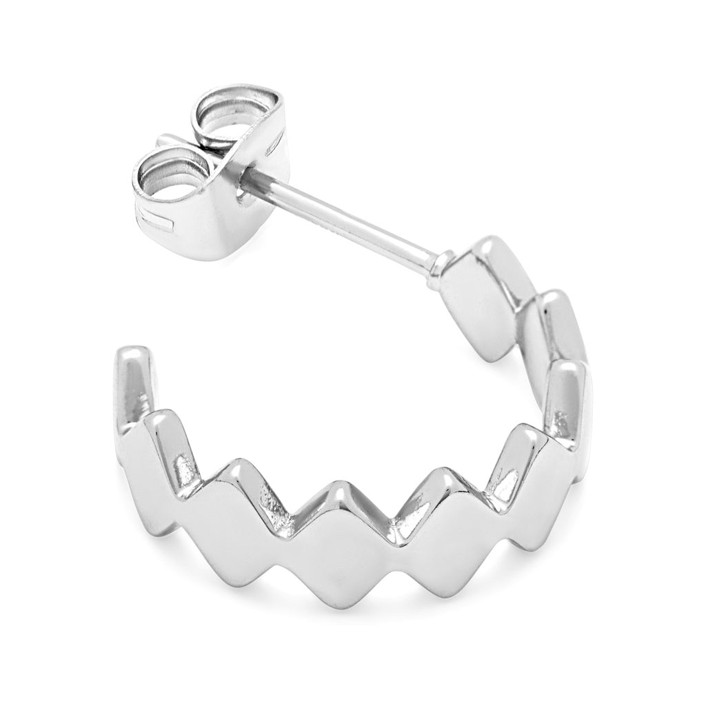 LULU Copenhagen Confetti Hoops silver plated Hoops Silver Plated
