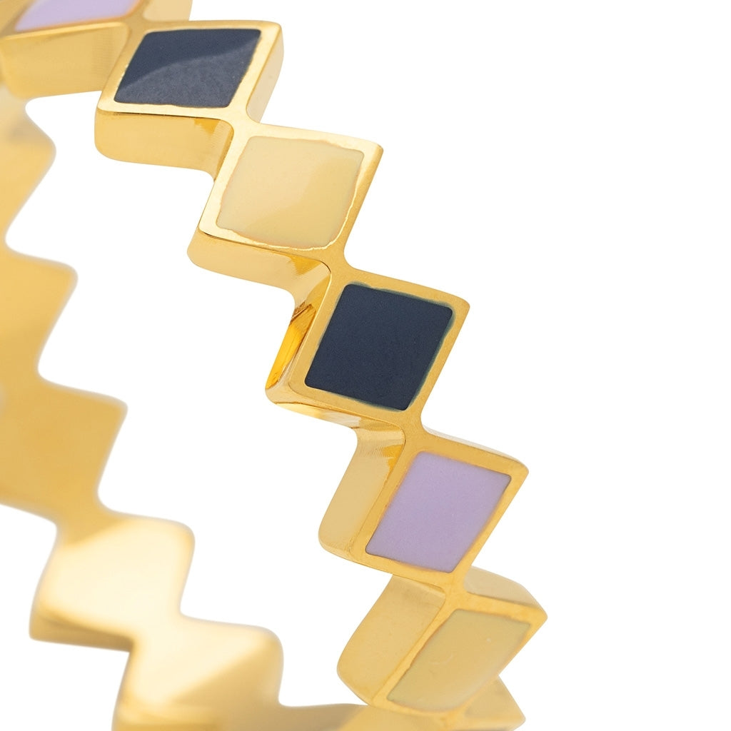 LULU Copenhagen Confetti Ring gold plated Rings Memories