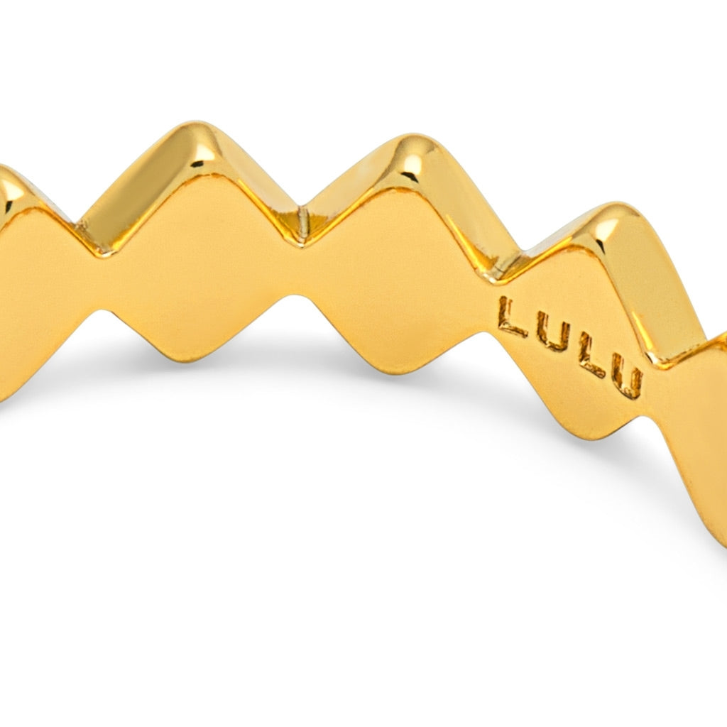 LULU Copenhagen Confetti Ring gold plated Rings Gold plated