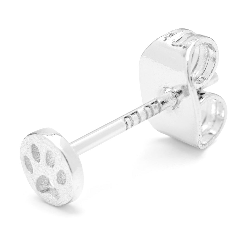 LULU Copenhagen Dog earring 1 pcs Ear stud, 1 pcs Silver Plated