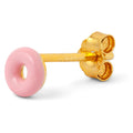 Donut earring 1 pcs - Light Pink