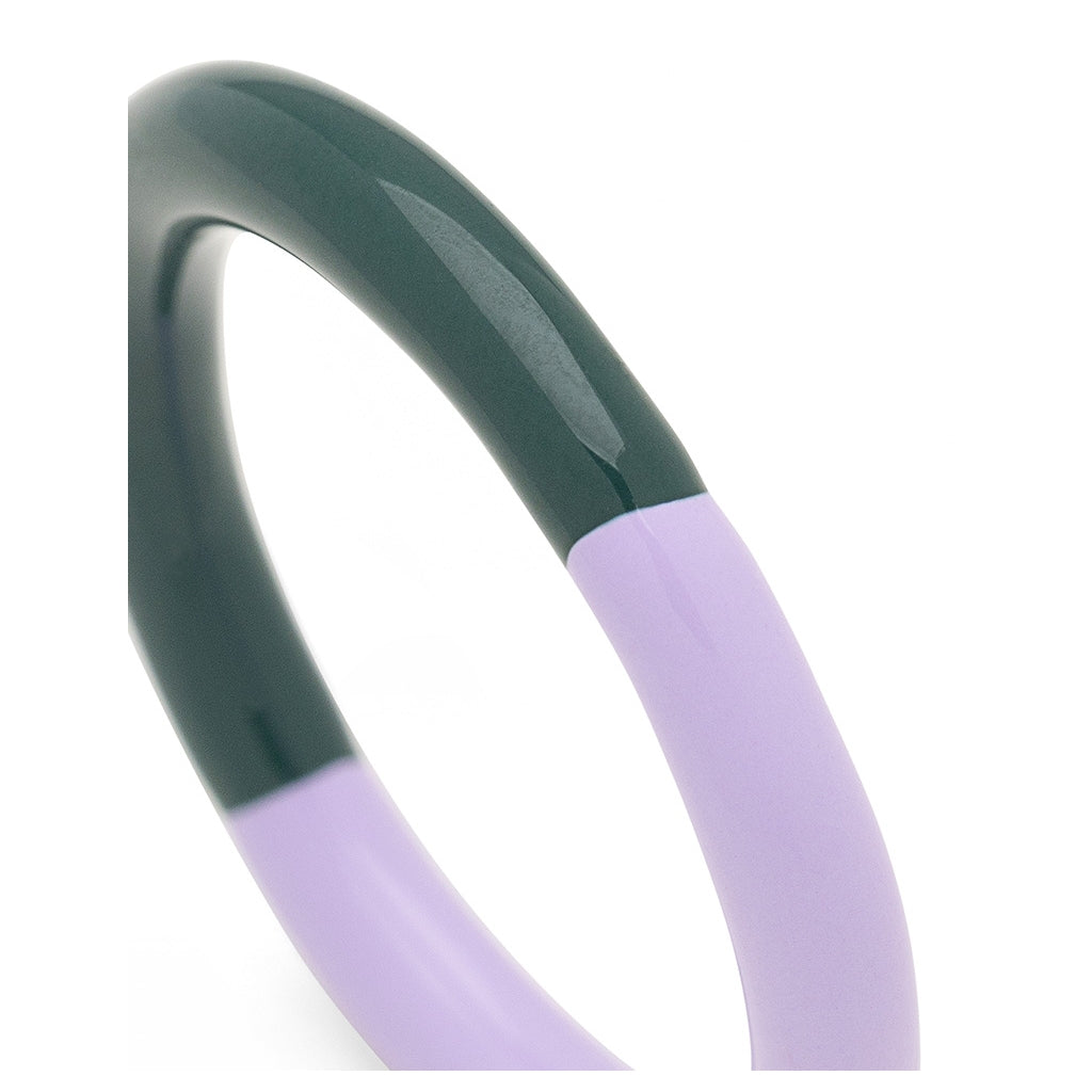 LULU Copenhagen Double Color Ring Rings North Sea Green/Purple