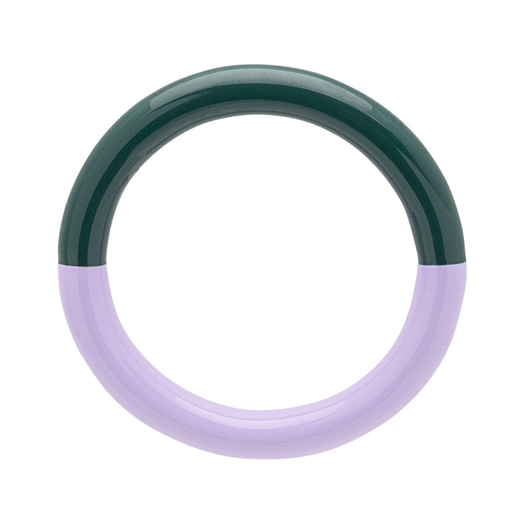 LULU Copenhagen Double Color Ring Rings North Sea Green/Purple