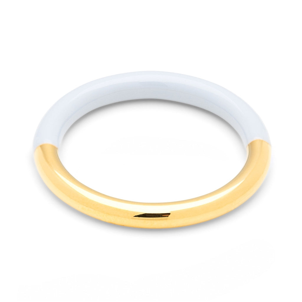 LULU Copenhagen Double Color Ring gold plated Rings Skyride Blue