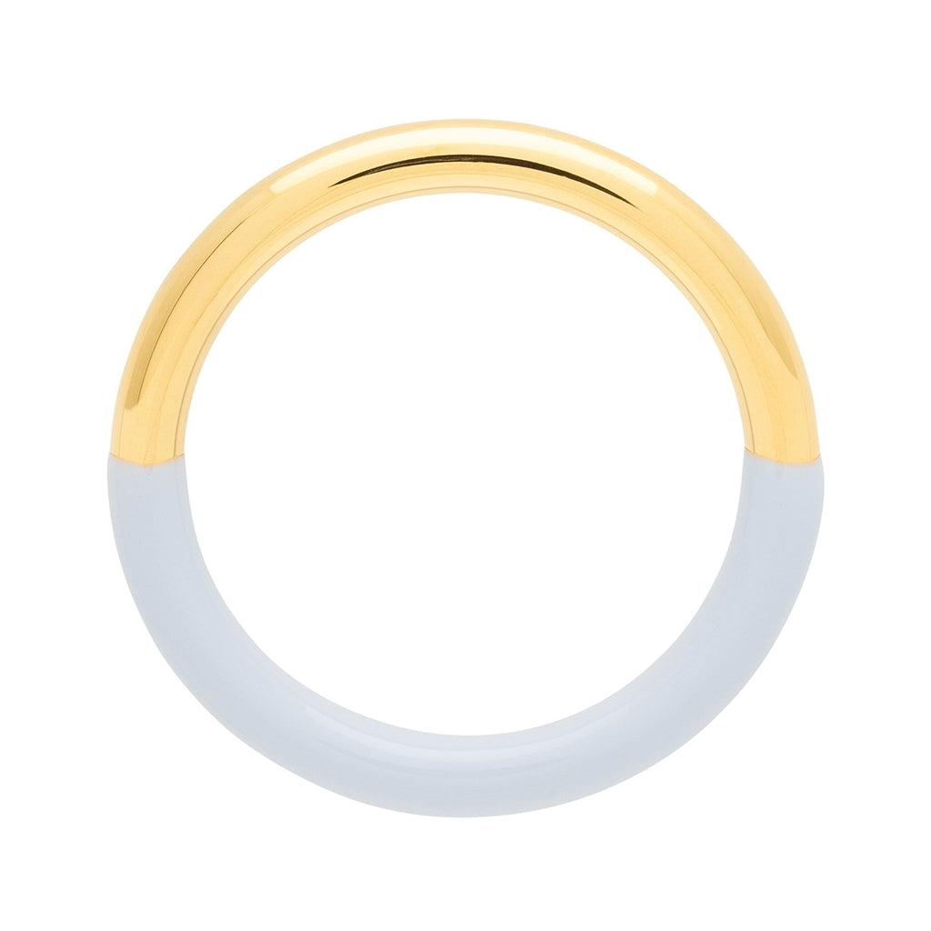 LULU Copenhagen Double Color Ring gold plated Rings Skyride Blue