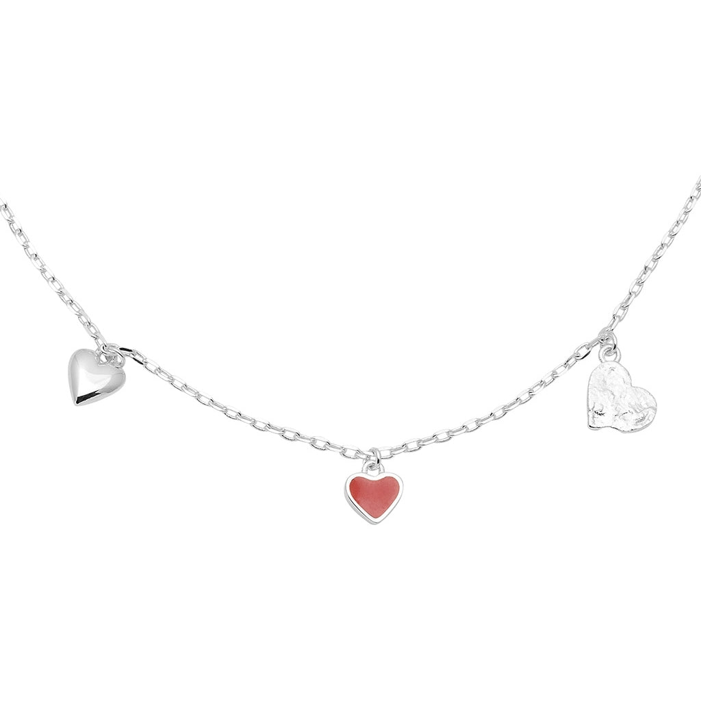 LULU Copenhagen Endless Love Bracelet - silver plated Bracelets Passion Red