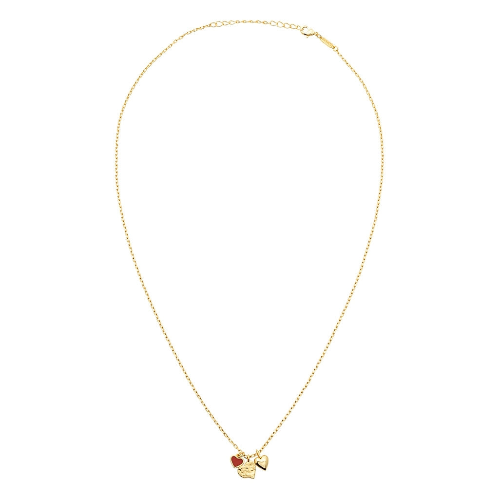 LULU Copenhagen Endless Love Necklace - gold plated Necklaces Passion Red