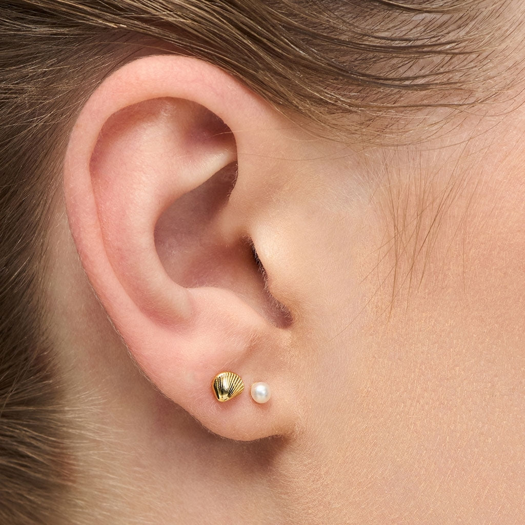 LULU Copenhagen Family Sea earrings pair Earrings, pairs Gold plated