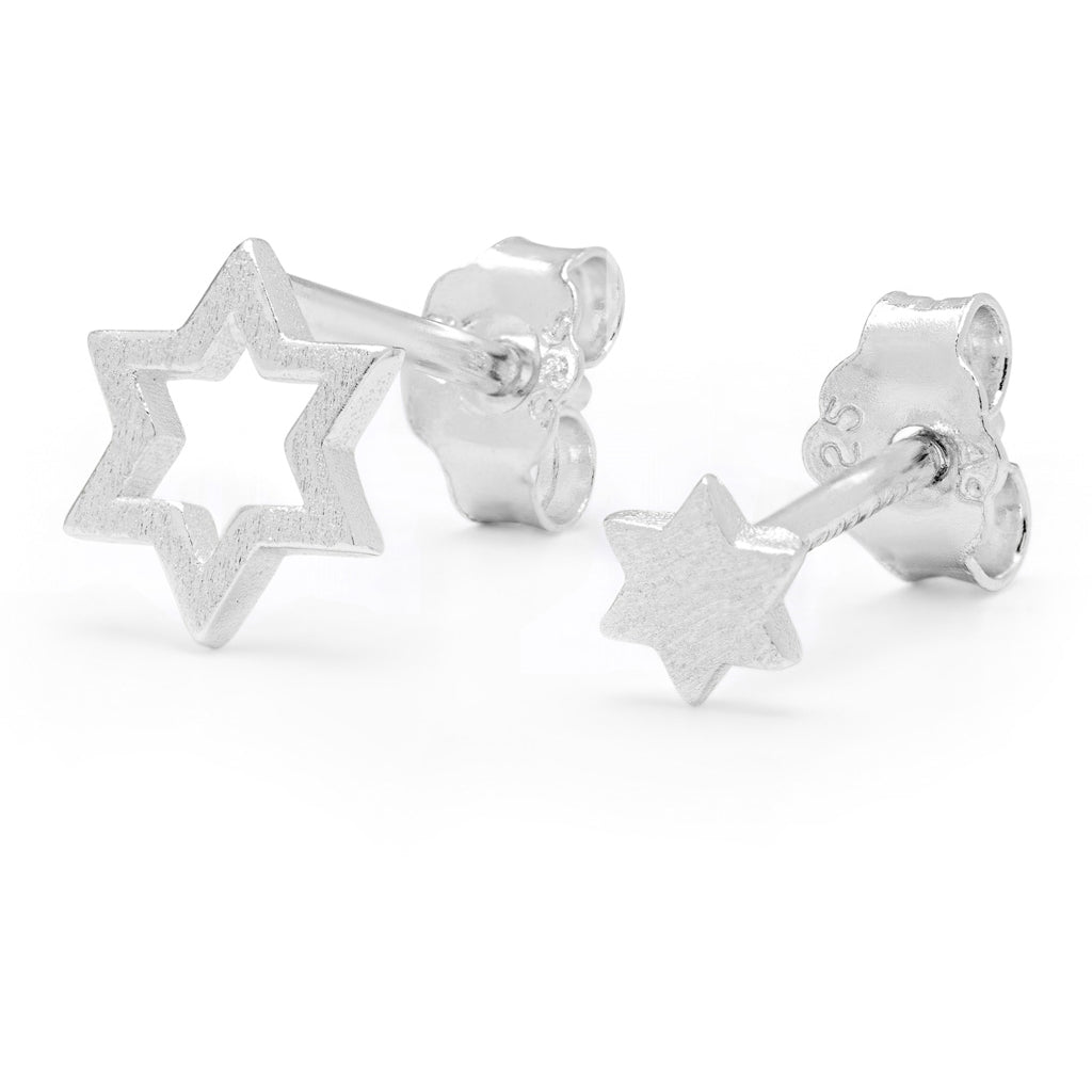 LULU Copenhagen Family Star earrings pair Earrings, pairs Silver