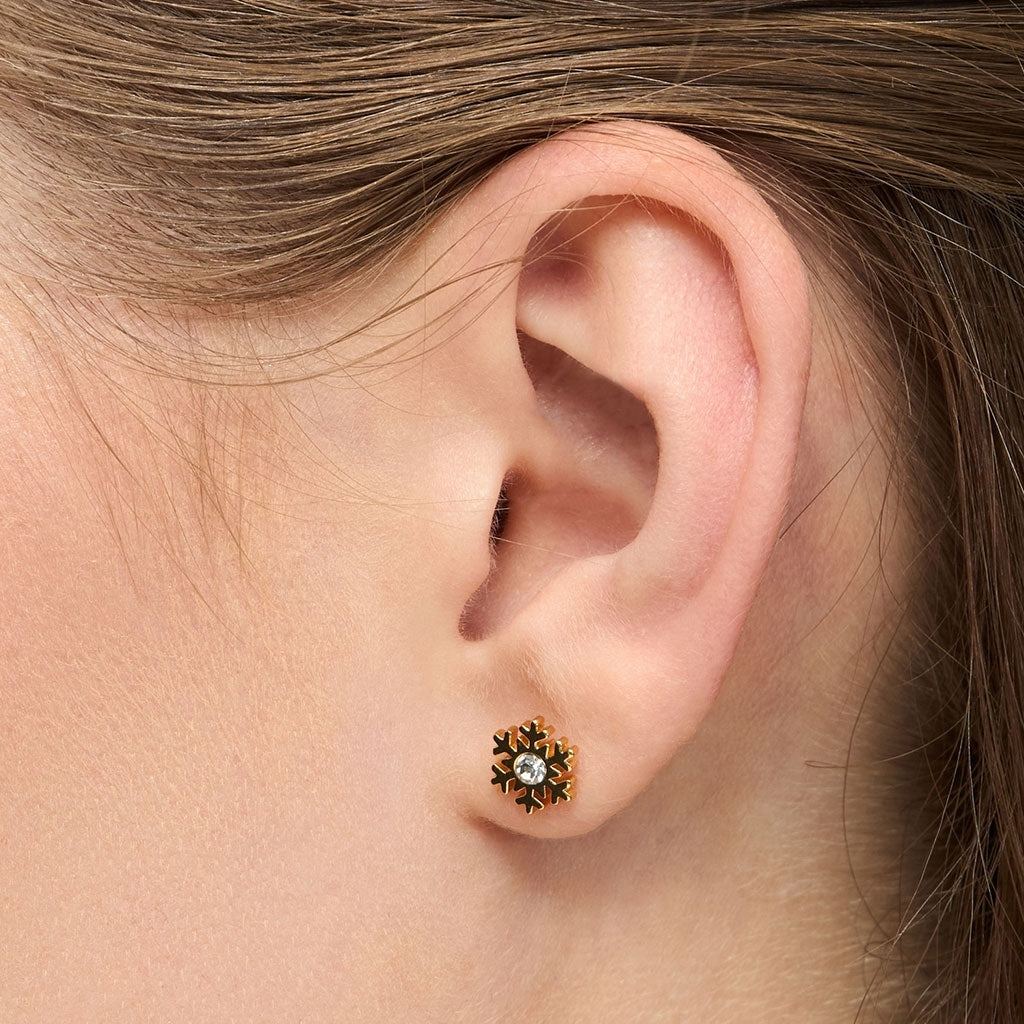 LULU Copenhagen Flake earring 1 pcs Ear stud, 1 pcs Gold plated