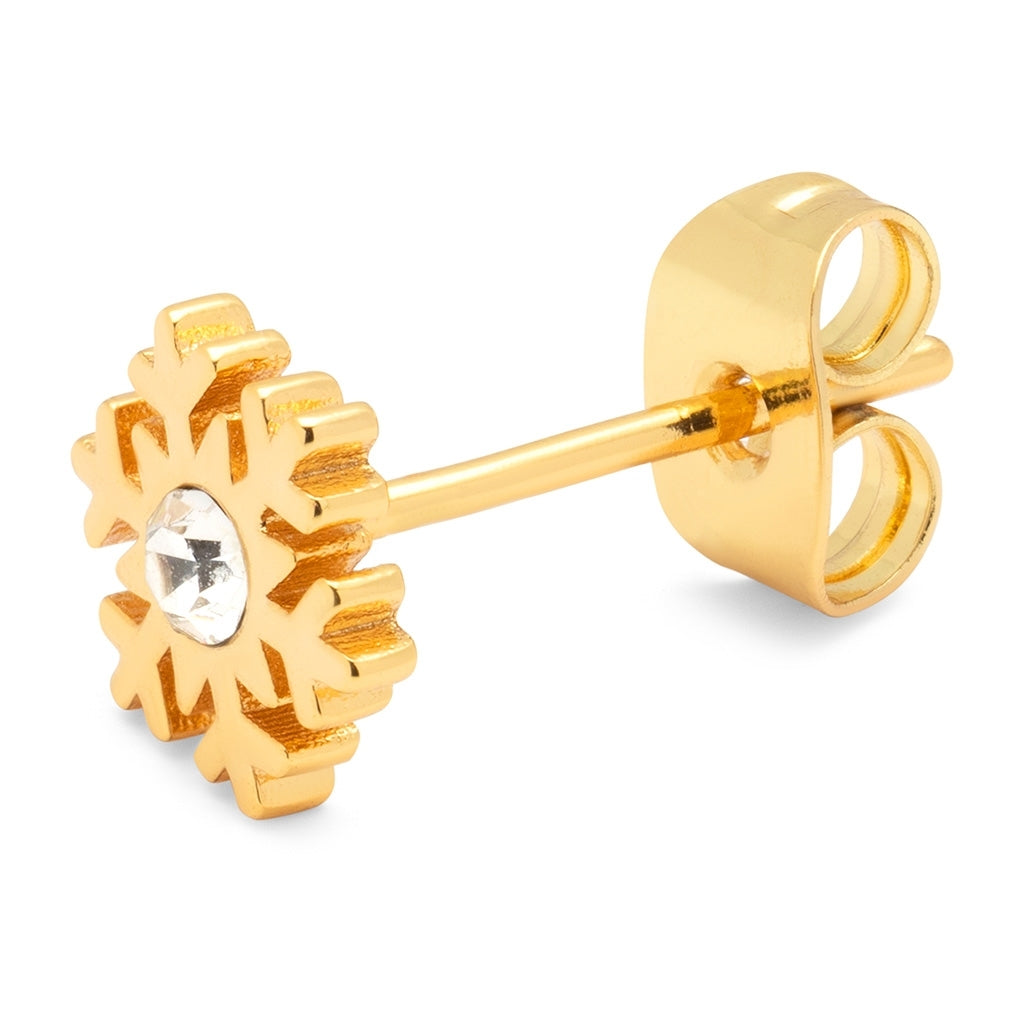 LULU Copenhagen Flake earring 1 pcs Ear stud, 1 pcs Gold plated