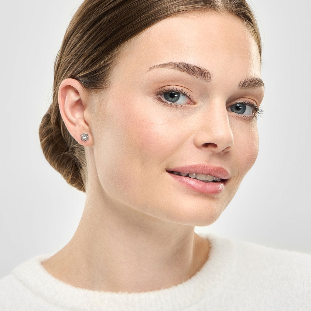 LULU Copenhagen Flake earring 1 pcs Ear stud, 1 pcs Silver Plated