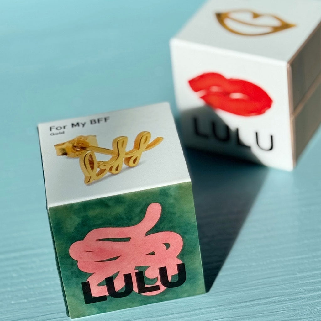 LULU Copenhagen For My Bff earring 1 pcs Ear stud, 1 pcs Gold plated