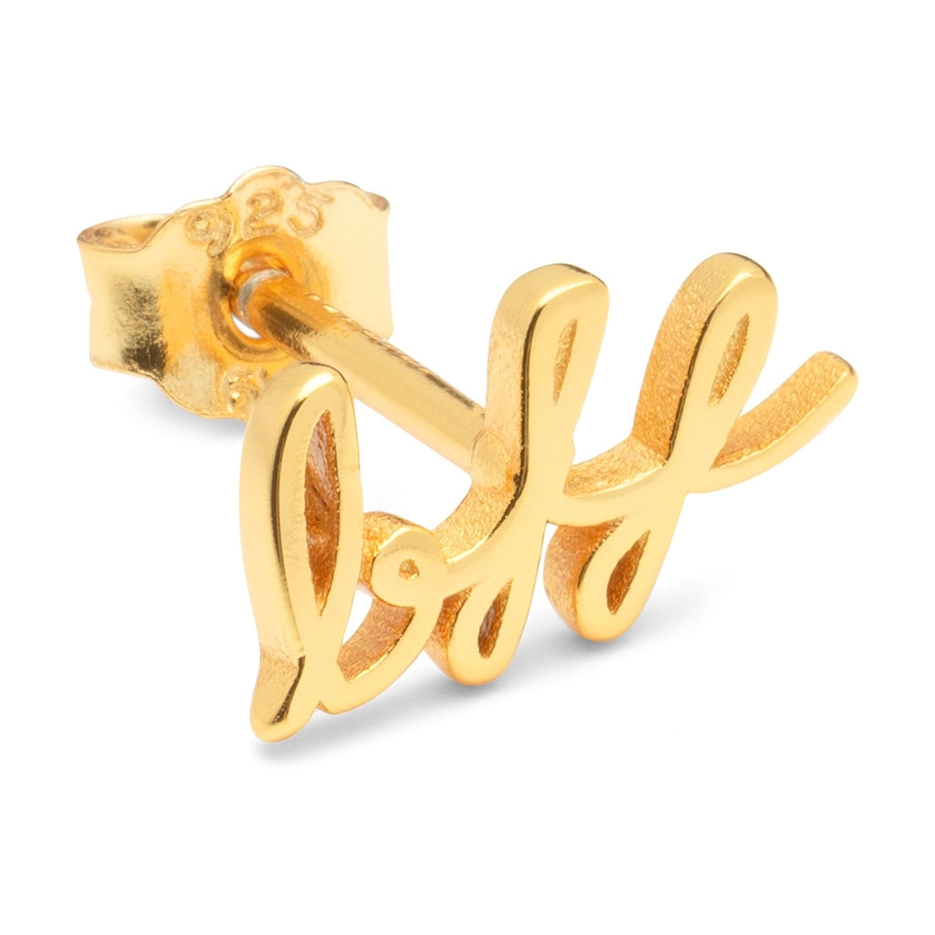 LULU Copenhagen For My Bff earring 1 pcs Ear stud, 1 pcs Gold plated