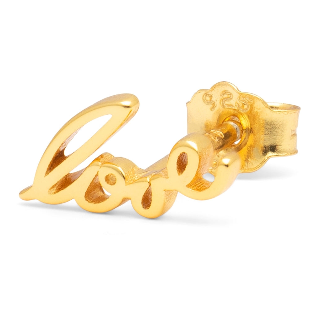 LULU Copenhagen For My Love earring 1 pcs Ear stud, 1 pcs Gold plated
