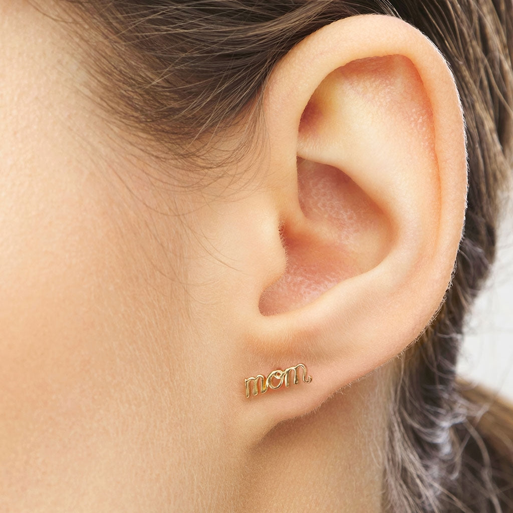 LULU Copenhagen For My Mom earring 1 pcs Ear stud, 1 pcs Gold plated