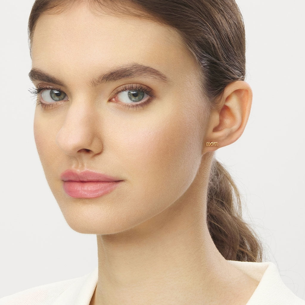 LULU Copenhagen For My Mom earring 1 pcs Ear stud, 1 pcs Gold plated