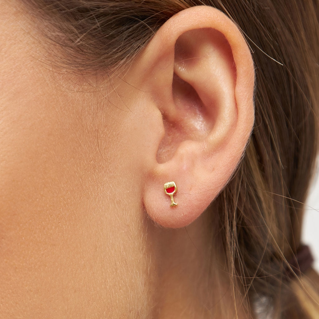 LULU Copenhagen Friday earring 1 pcs Ear stud, 1 pcs Gold plated