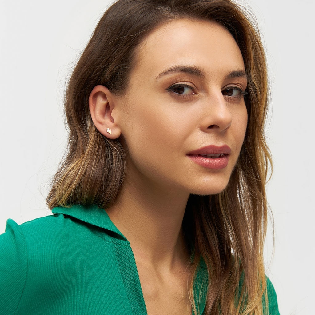 LULU Copenhagen Ice cone earring 1 pcs Ear stud, 1 pcs Gold plated