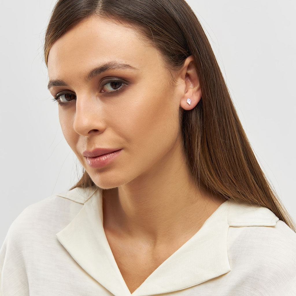 LULU Copenhagen Ice cone earring 1 pcs Ear stud, 1 pcs Silver Plated