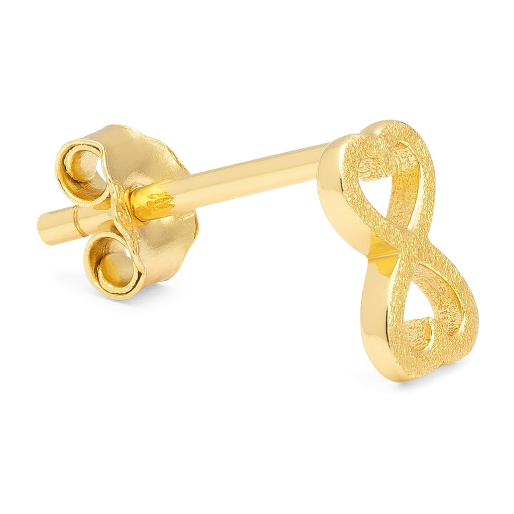 LULU Copenhagen Infinite Love earring 1 pcs Ear stud, 1 pcs Gold plated