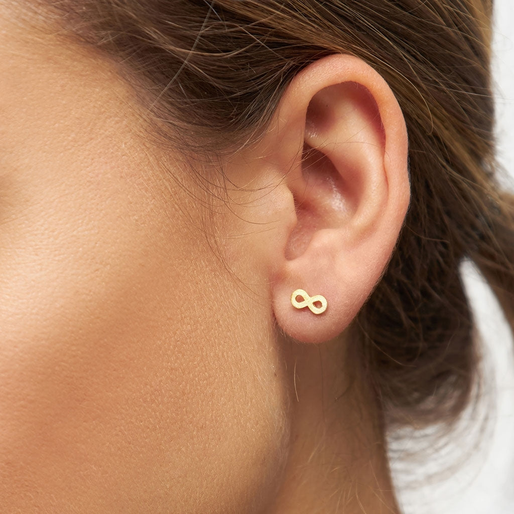 LULU Copenhagen Infinity earring 1 pcs Ear stud, 1 pcs Gold plated