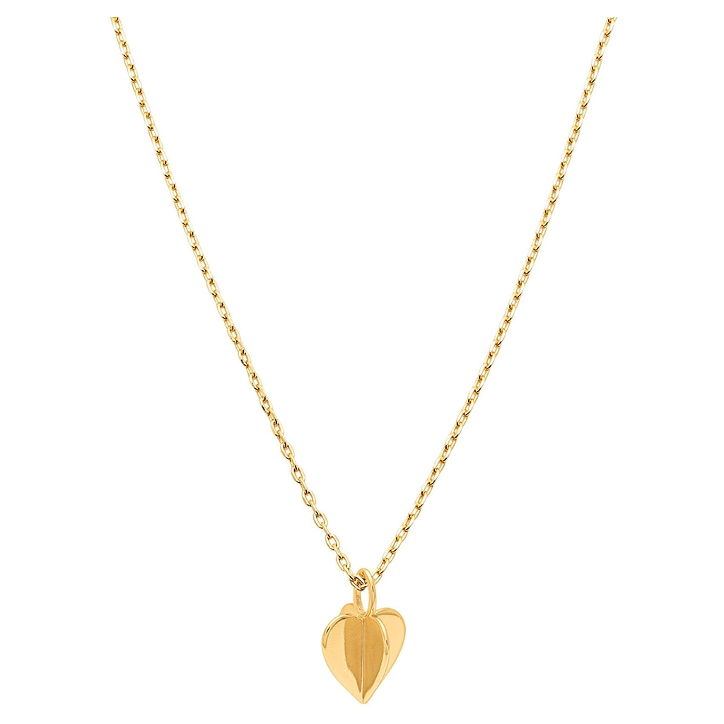LULU Copenhagen Lemon Heart Necklace Necklaces Gold plated