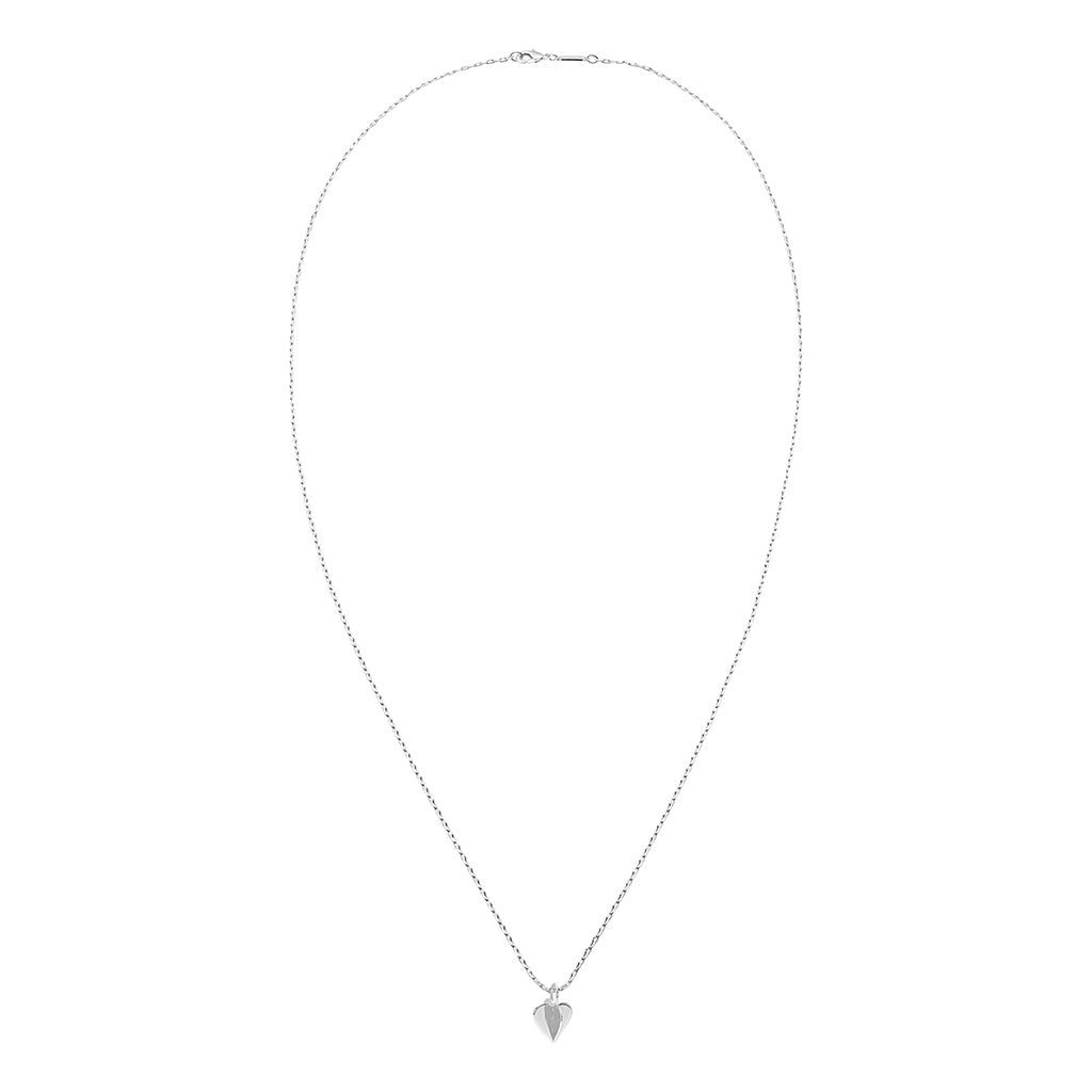 LULU Copenhagen Lemon Heart Necklace Necklaces Silver Plated