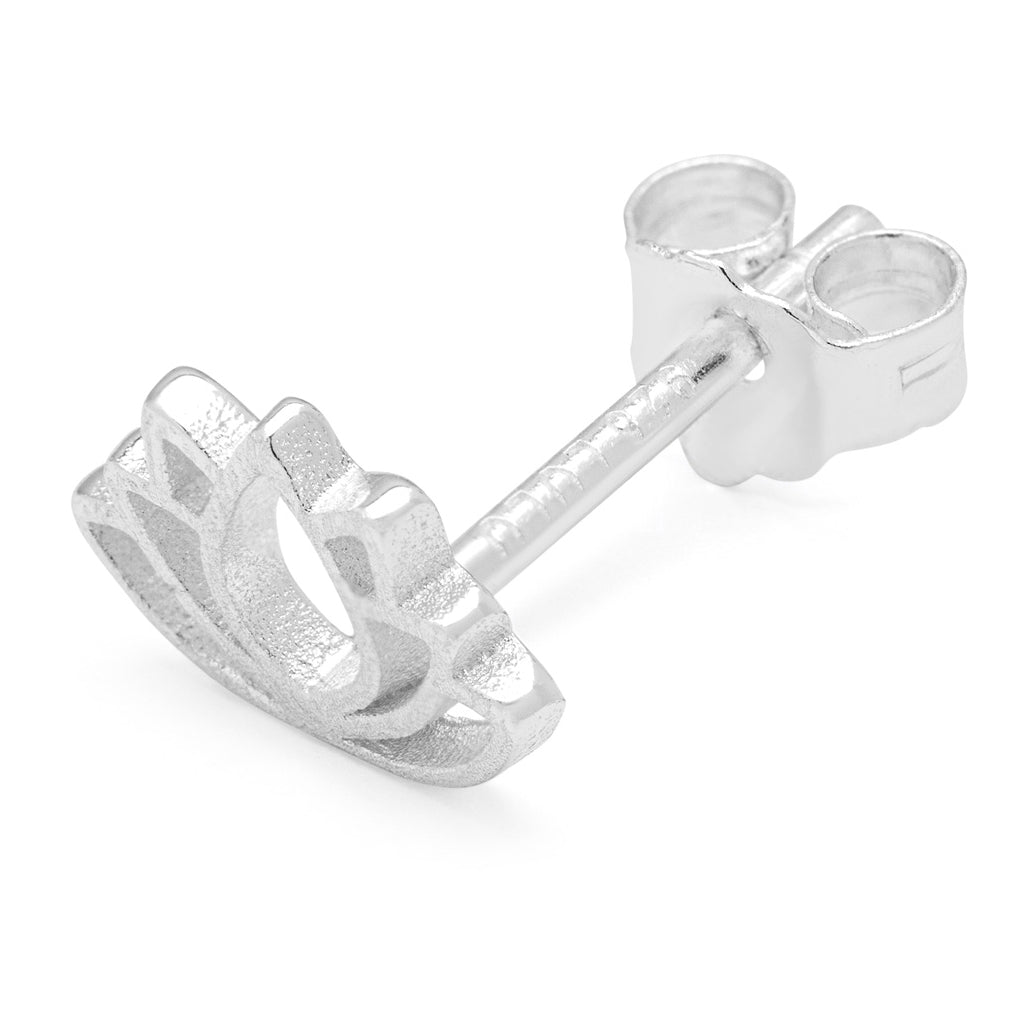 LULU Copenhagen Lotus earring 1 pcs Ear stud, 1 pcs Silver