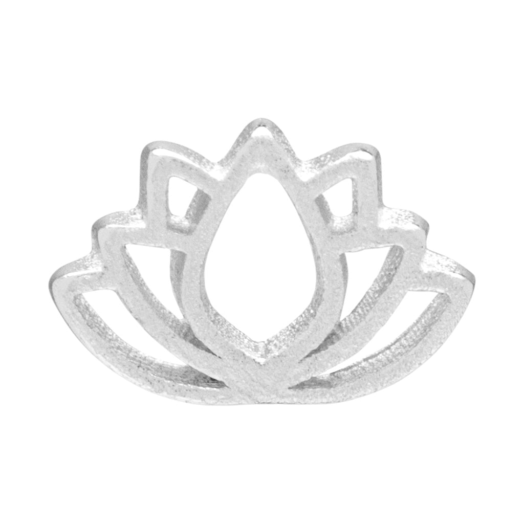 LULU Copenhagen Lotus earring 1 pcs Ear stud, 1 pcs Silver