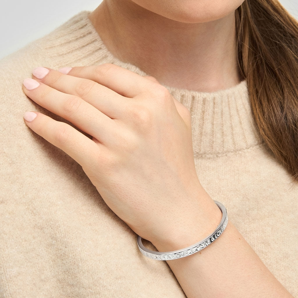 LULU Copenhagen Love & Cake Bangle - Silver Plated Bracelets Silver Plated