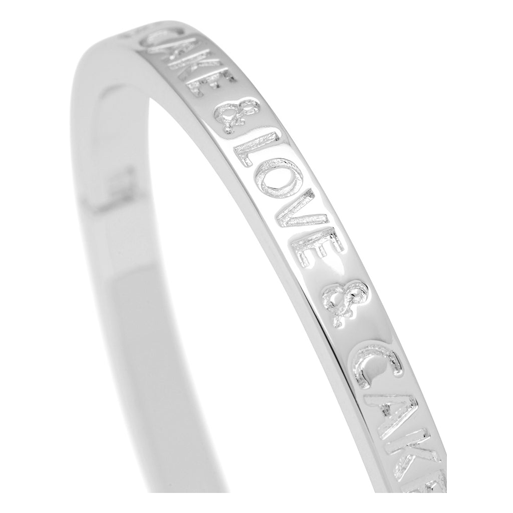 LULU Copenhagen Love & Cake Bangle - Silver Plated Bracelets Silver Plated
