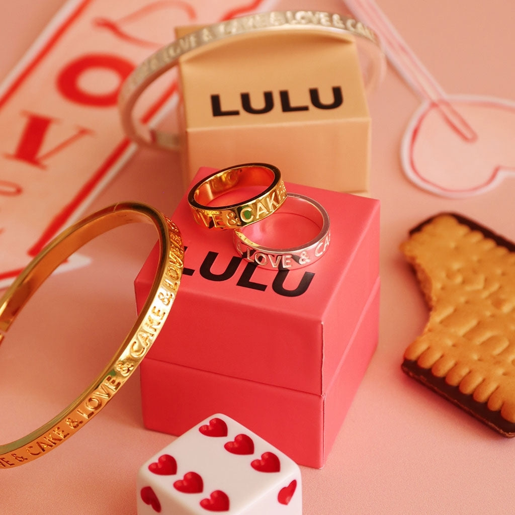 LULU Copenhagen Love & Cake Ring - Gold Plated Rings Gold plated