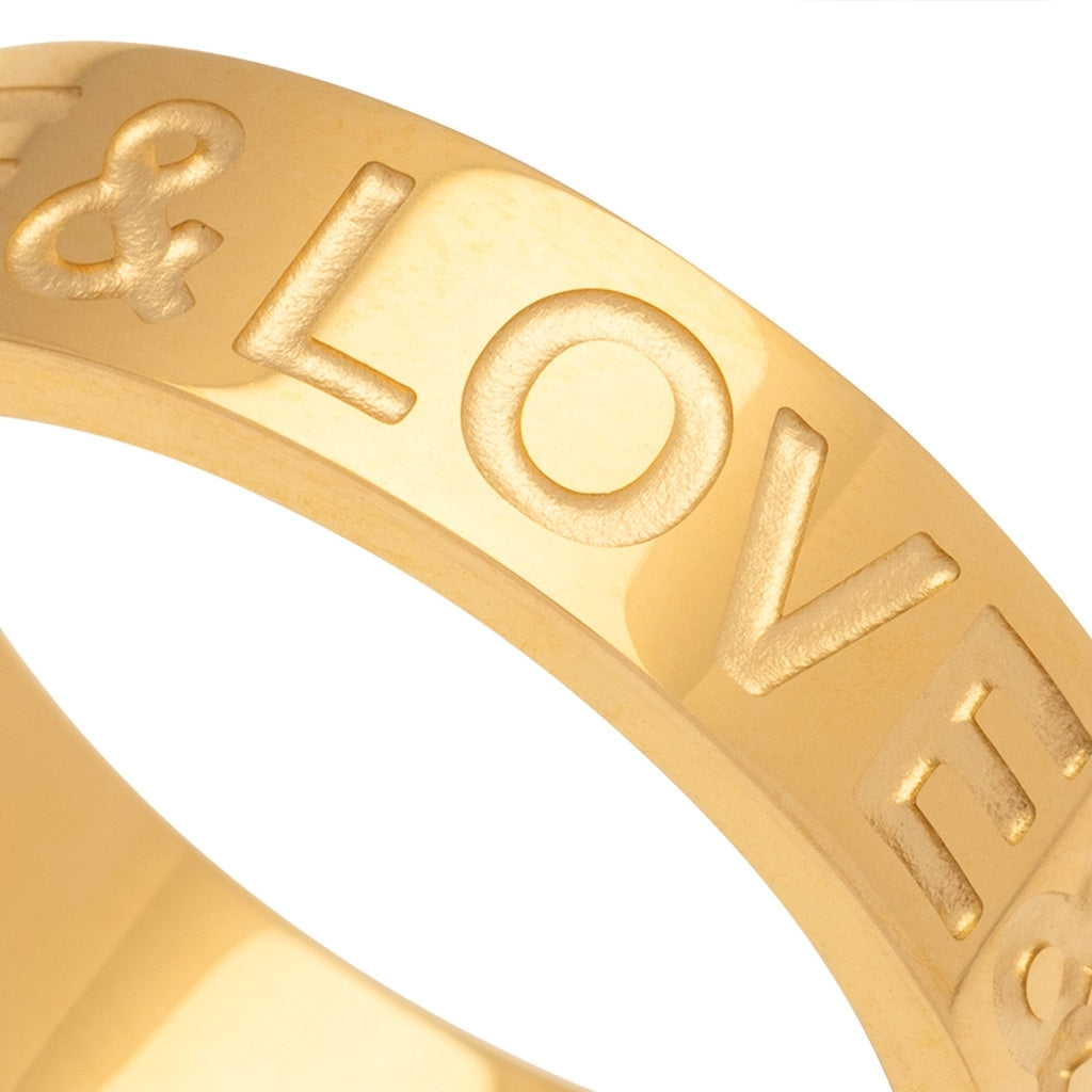 LULU Copenhagen Love & Cake Ring - Gold Plated Rings Gold plated