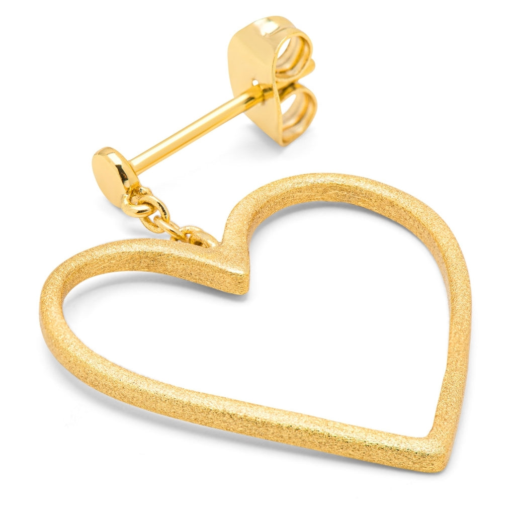 LULU Copenhagen Love Free earring 1 pcs Ear stud, 1 pcs Gold plated