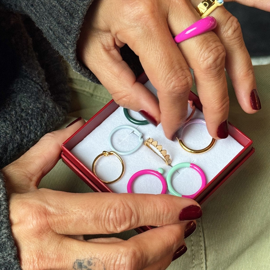 LULU Copenhagen Love Knot Ring gold plated Rings Gold plated