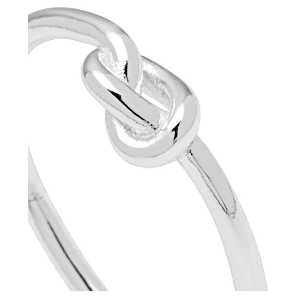 LULU Copenhagen Love Knot Ring silver Rings Silver