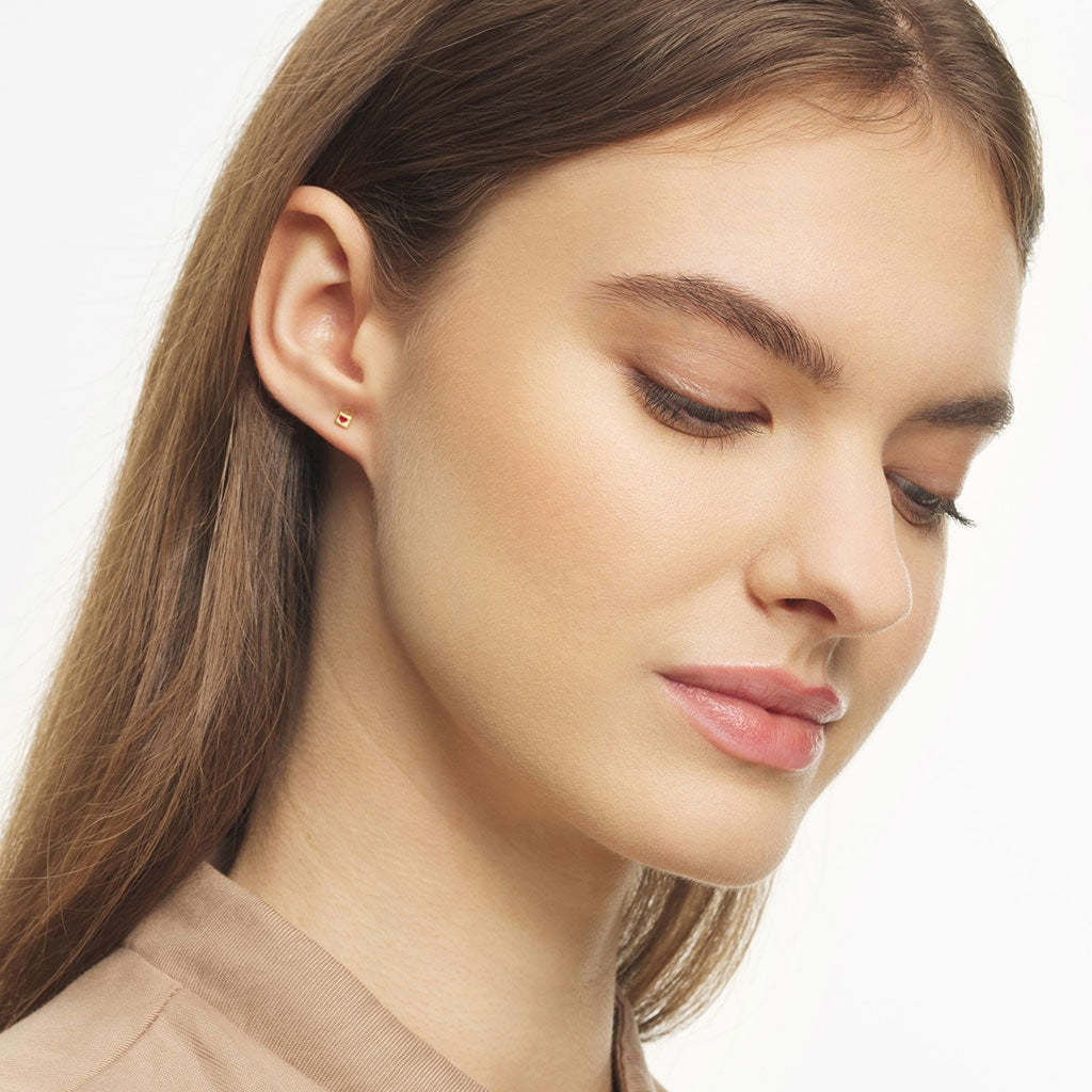 LULU Copenhagen Love Lock earring 1 pcs Ear stud, 1 pcs Gold plated