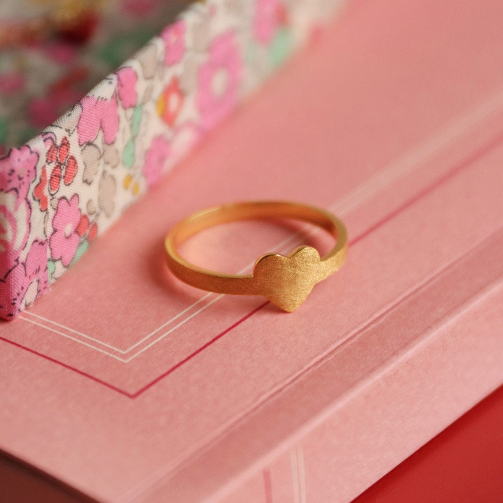 LULU Copenhagen Love Ring Rings Gold plated