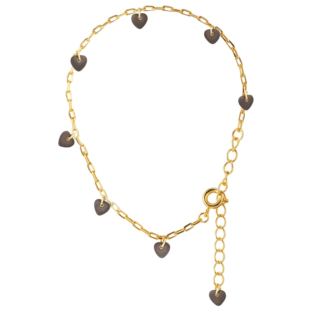 LULU Copenhagen Love U Bracelet gold plated Bracelets Cocoa Powder