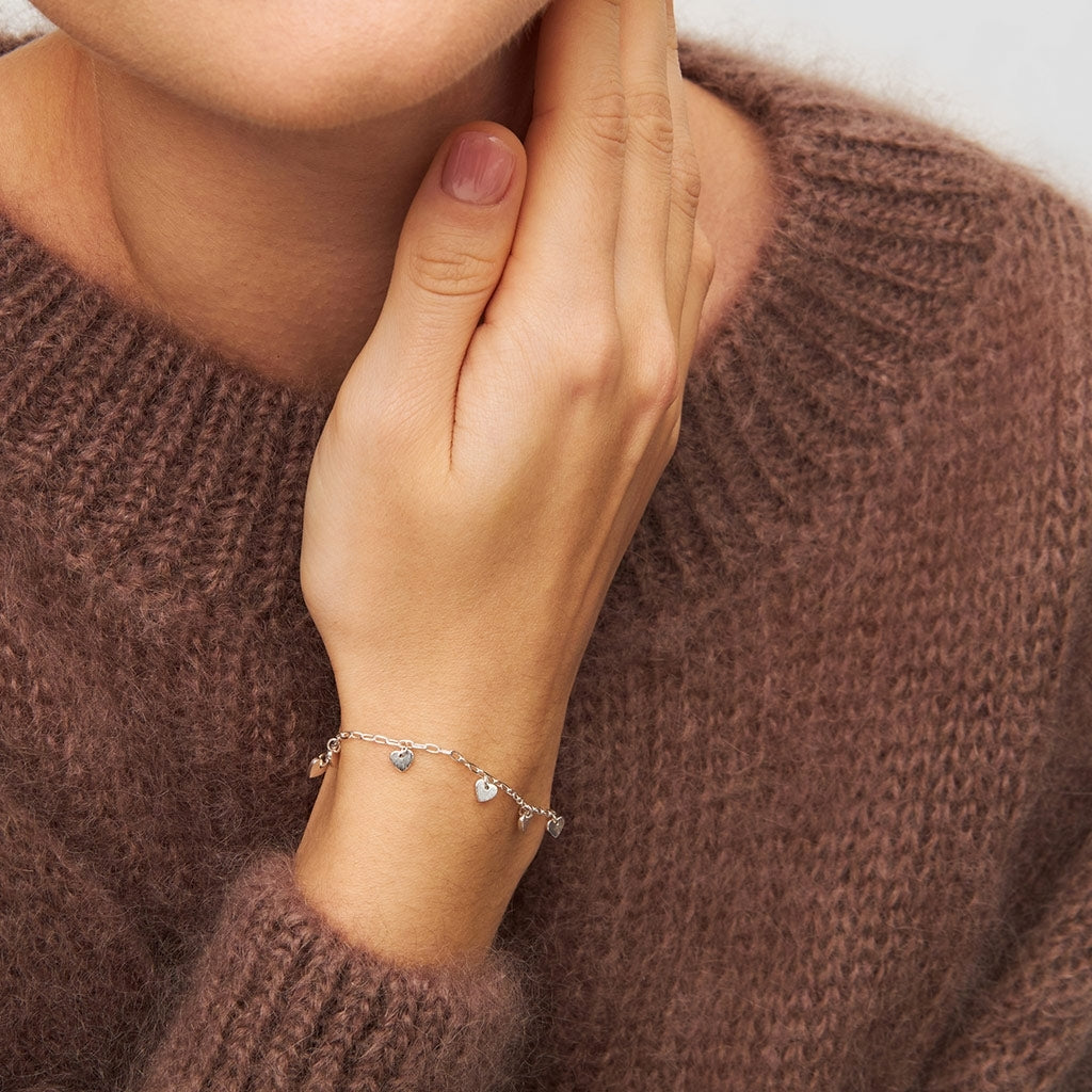 LULU Copenhagen Love U Bracelet silver plated Bracelets Silver Plated