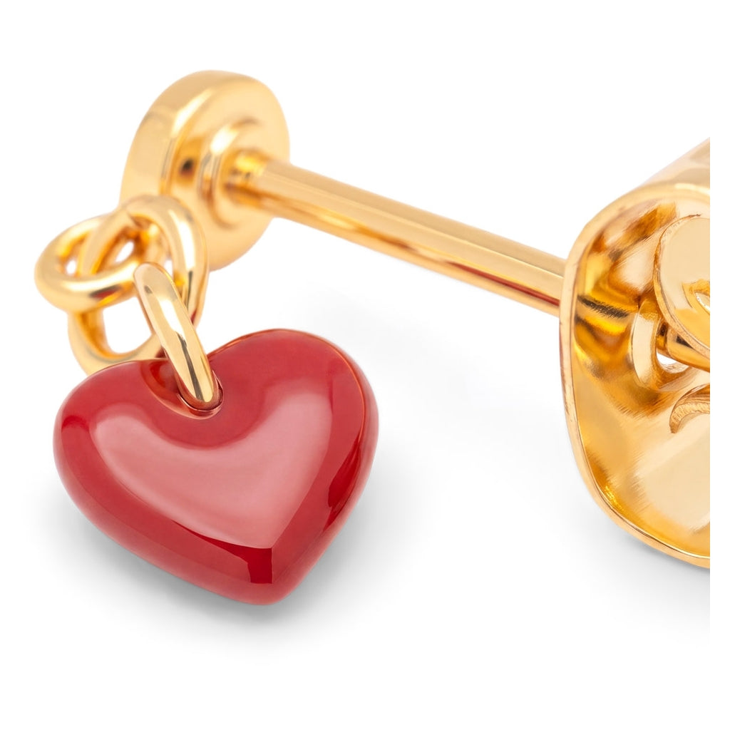 LULU Copenhagen Love U Dangling earring 1 pcs Ear stud, 1 pcs Passion Red