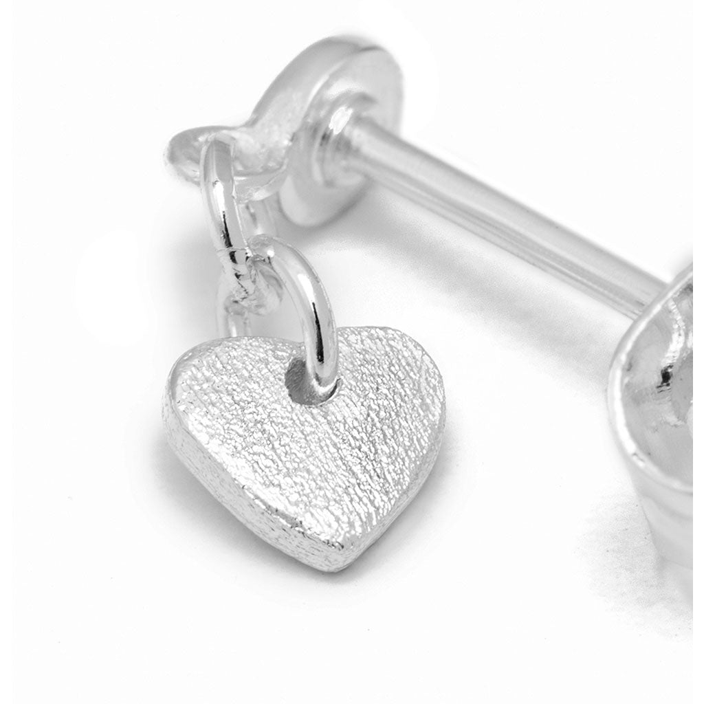 LULU Copenhagen Love U Dangling earring 1 pcs Ear stud, 1 pcs Silver Plated