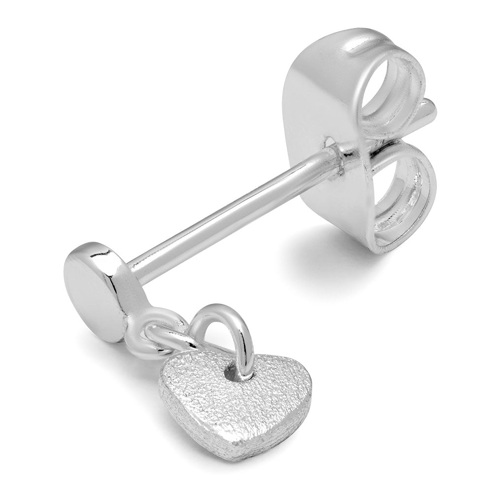 LULU Copenhagen Love U Dangling earring 1 pcs Ear stud, 1 pcs Silver Plated