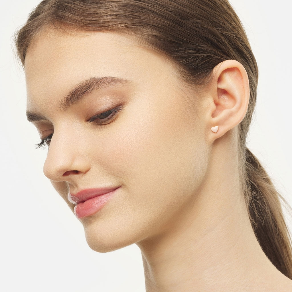 LULU Copenhagen Love U earring 1 pcs Ear stud, 1 pcs Dusty Peach