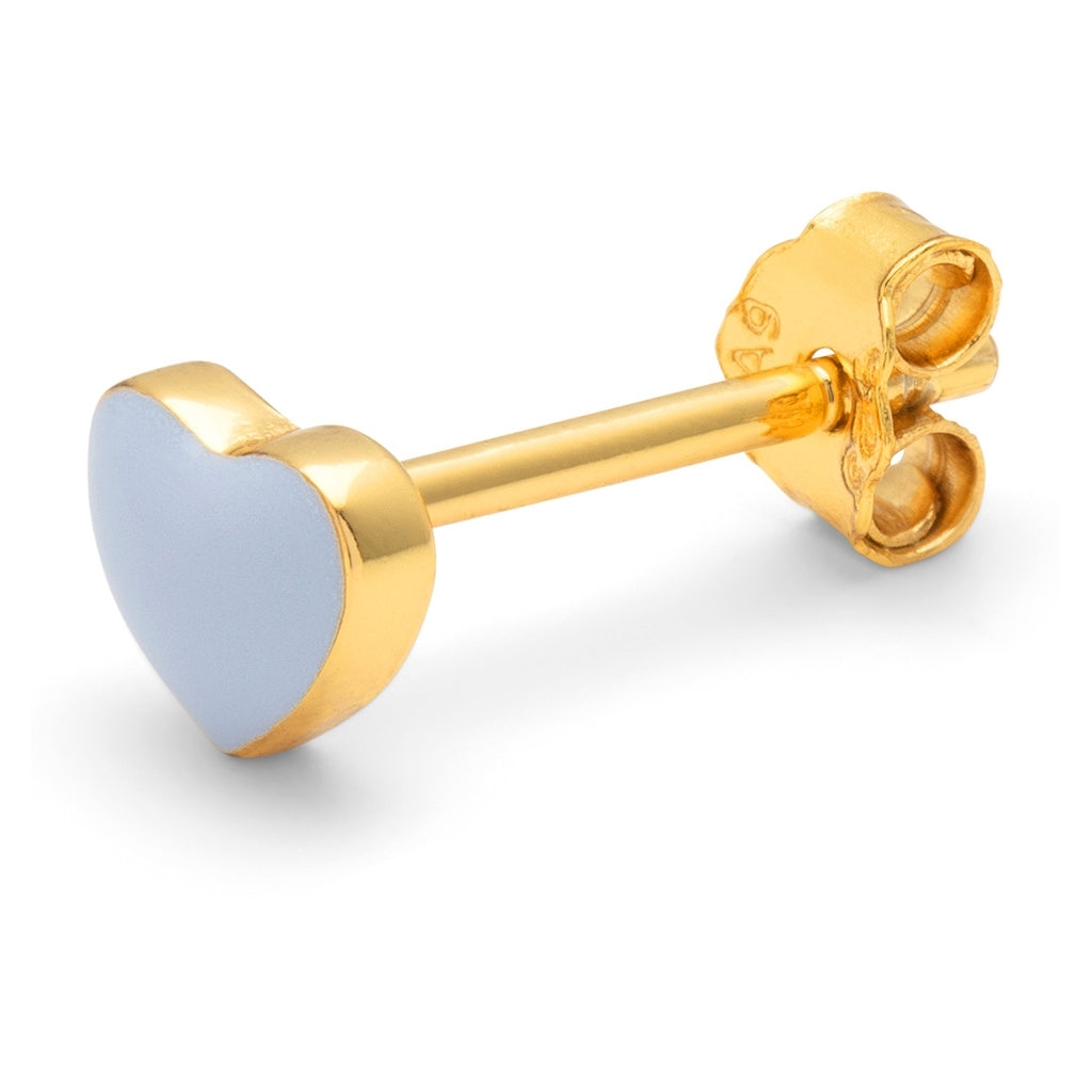 LULU Copenhagen Love U earring 1 pcs Ear stud, 1 pcs Skyride Blue