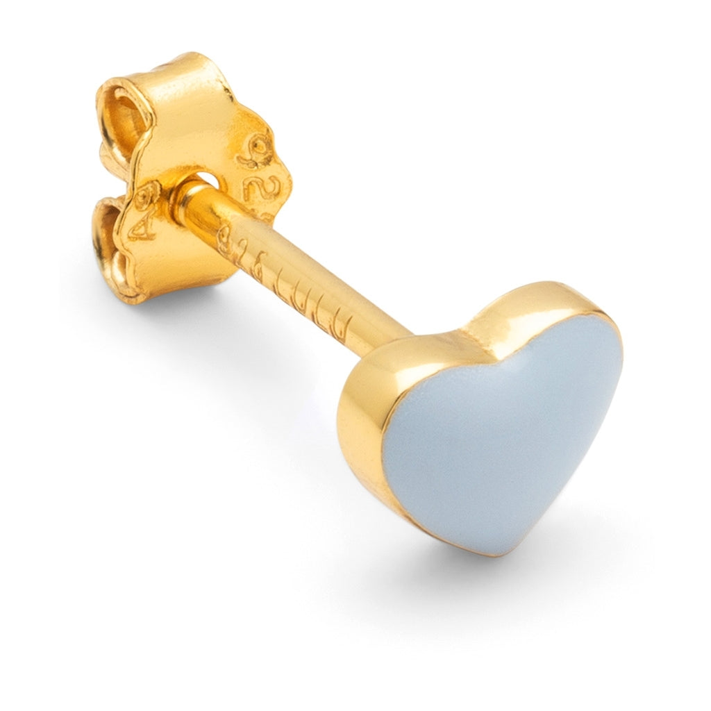 LULU Copenhagen Love U earring 1 pcs Ear stud, 1 pcs Skyride Blue