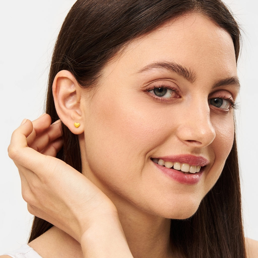 LULU Copenhagen Love U earring 1 pcs Ear stud, 1 pcs Sunflower