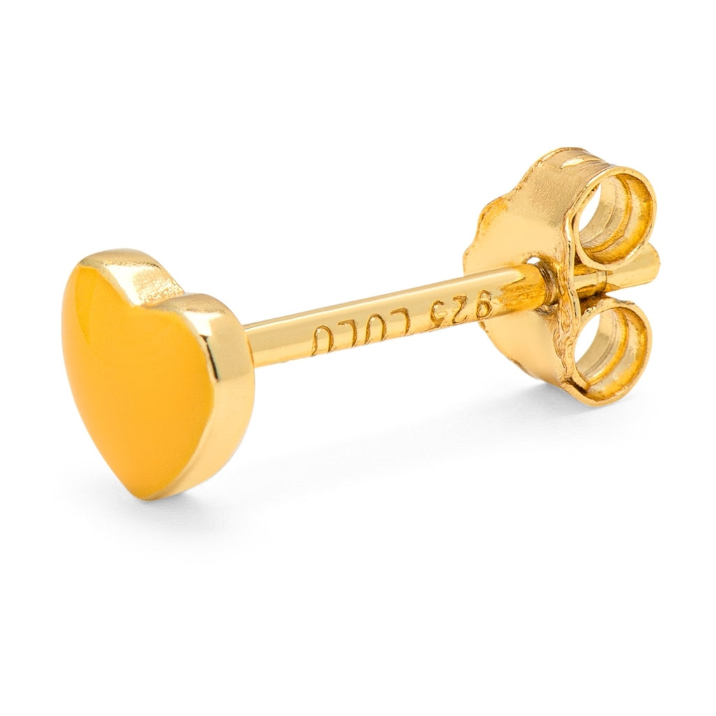 LULU Copenhagen Love U earring 1 pcs Ear stud, 1 pcs Sunflower