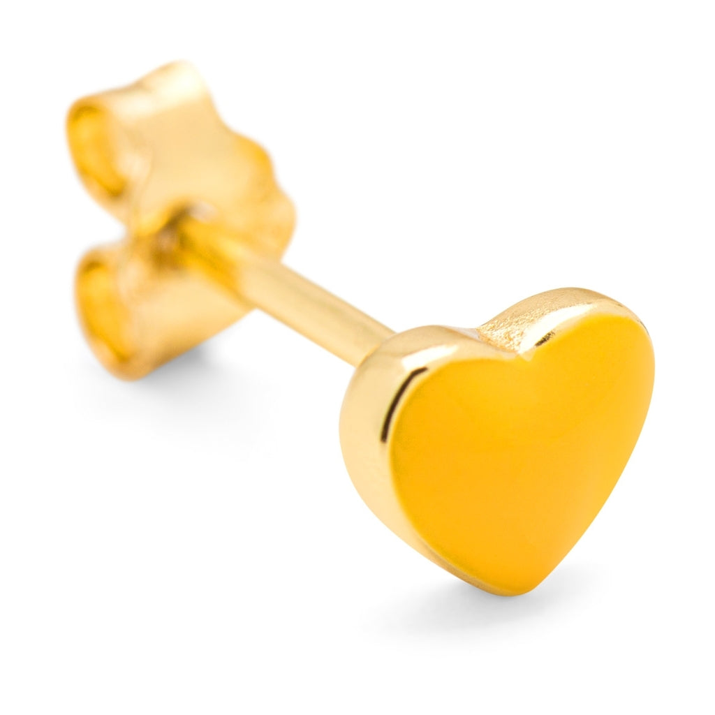 LULU Copenhagen Love U earring 1 pcs Ear stud, 1 pcs Sunflower